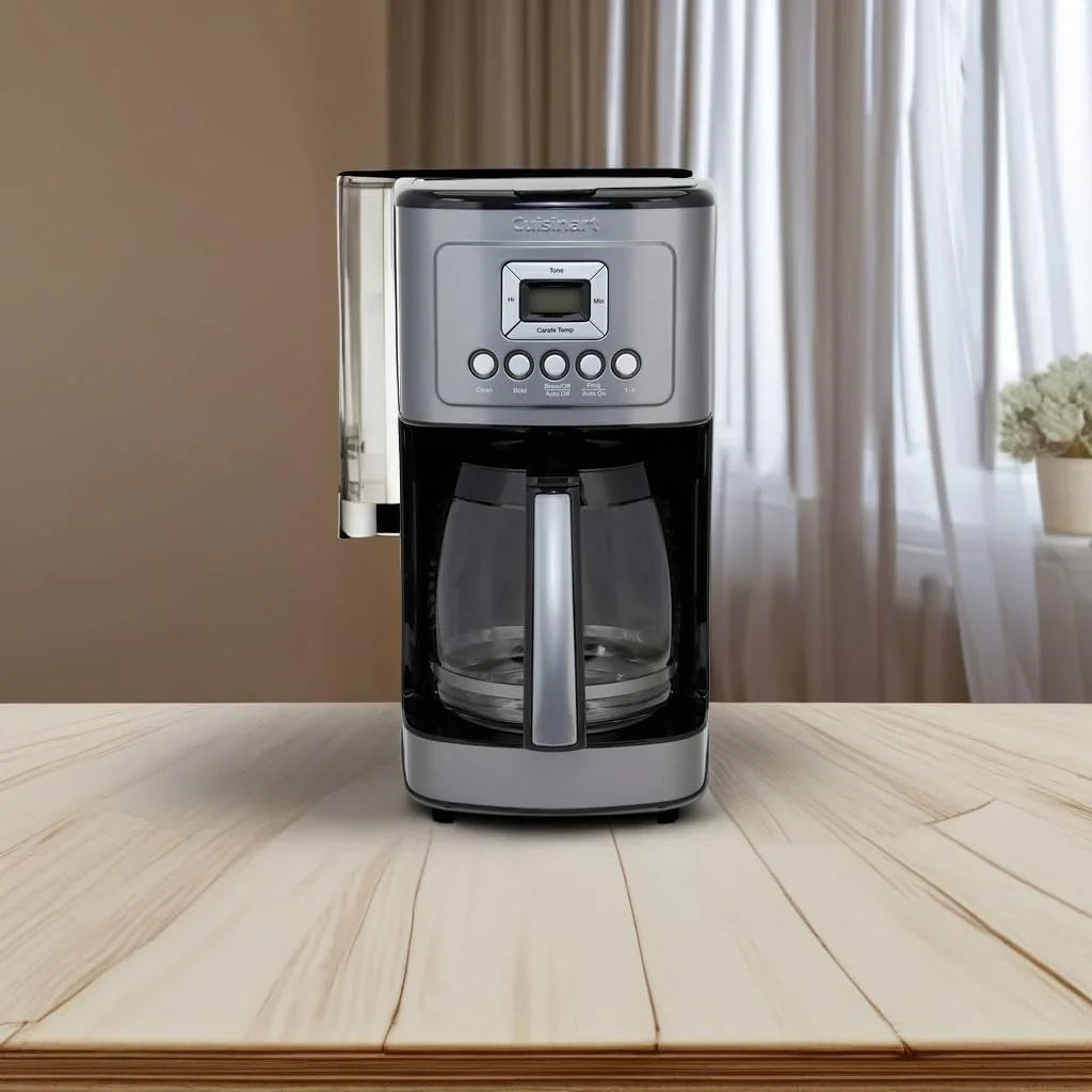Cuisinart Coffee Maker, 14-Cup Glass Carafe, Fully Automatic for Brew Strength Control & 1-4 Cup Setting, Stainless Steel, DCC-3200GMP1, Gunmetal