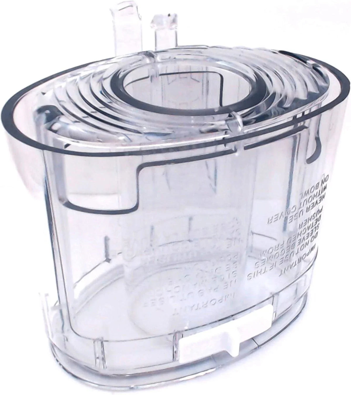 Cuisinart DLC-018BGTXT1 Replacement Large Pusher & Sleeve Assembly for Food Processors – Fits DFP-11, DLC-8S, DLC-8SY, DFP-14