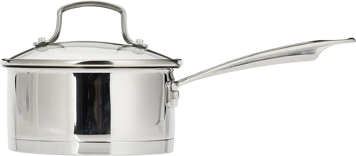 Cuisinart Professional Stainless Saucepan with Cover, 1.5-Quart, Stainless Steel,8919-16