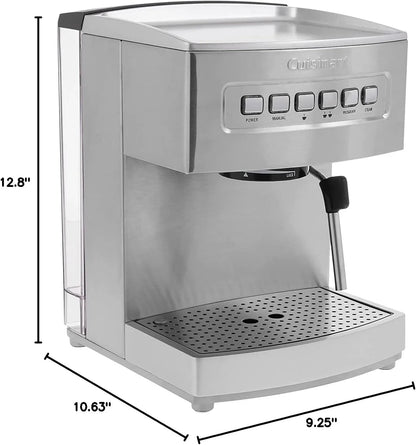 Cuisinart EM-200NP1 Programmable 15-Bar Espresso Maker, Stainless Steel