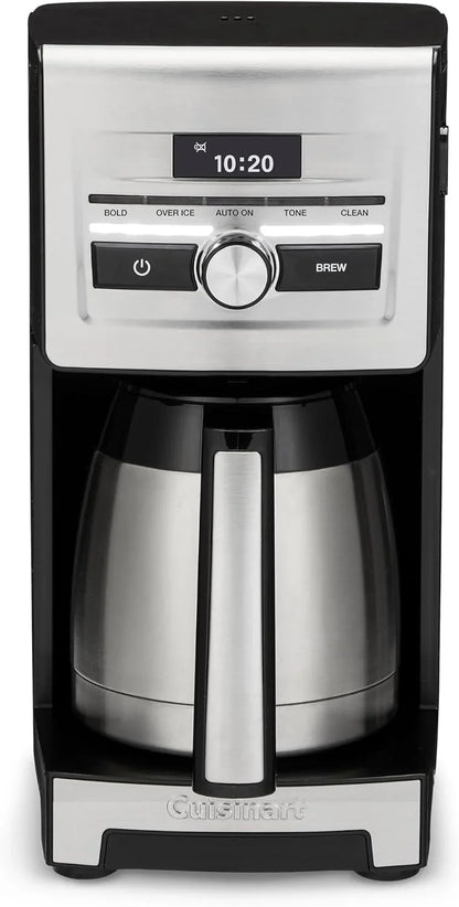 Cuisinart Personal Brew 10-Cup Thermal Coffee Maker, Fully Automatic Programmable Coffee Machine with Hot or Over Ice Options, Brew Strength Control, 52 Ounce Removable Water Reservoir, DCC-10