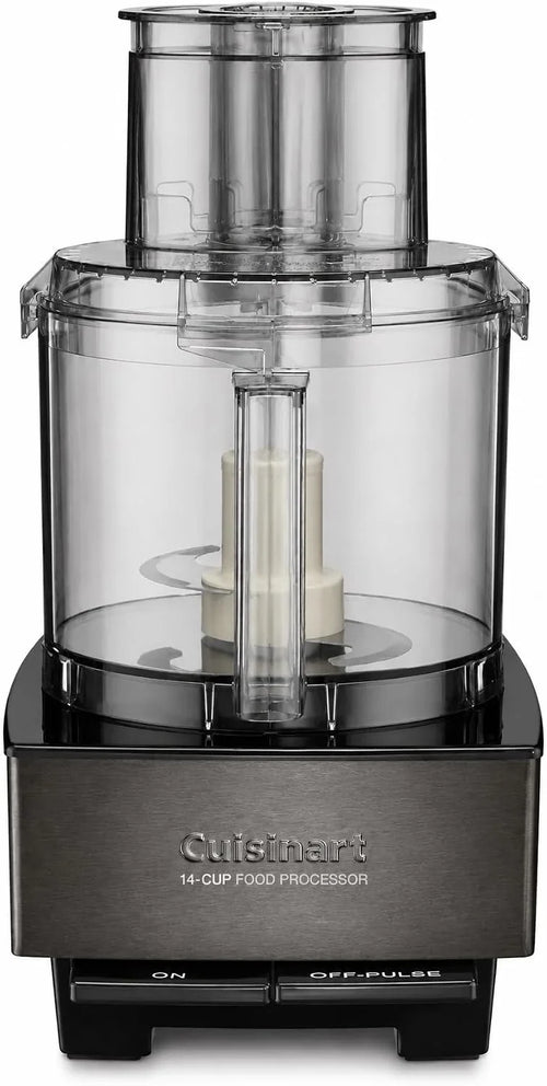 Cuisinart Food Processor 14-Cup Vegetable Chopper for Mincing, Dicing, Shredding, Puree & Kneading Dough, Black Stainless, DFP-14BKSY