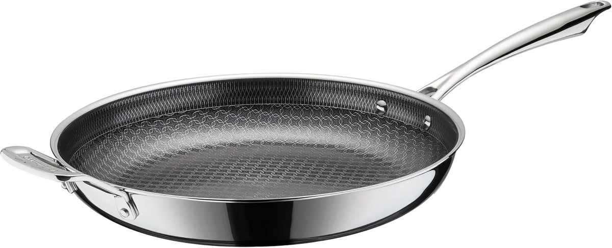 Cuisinart Non Stick Frying Pan, Hybrid Stainless Steel, Cool Grip, 12”