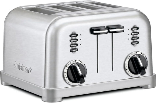 Cuisinart Toaster, Extra-Wide Slots, Stainless Steel, 4-Slice