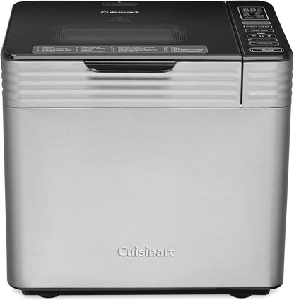 Cuisinart Bread Maker Machine, 16 Menu Programs, Stainless Steel, 2-Lb Loaf