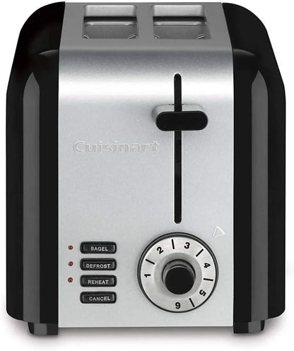 Cuisinart CPT-320P1 Compact 2-Slice Toaster, Brushed Stainless