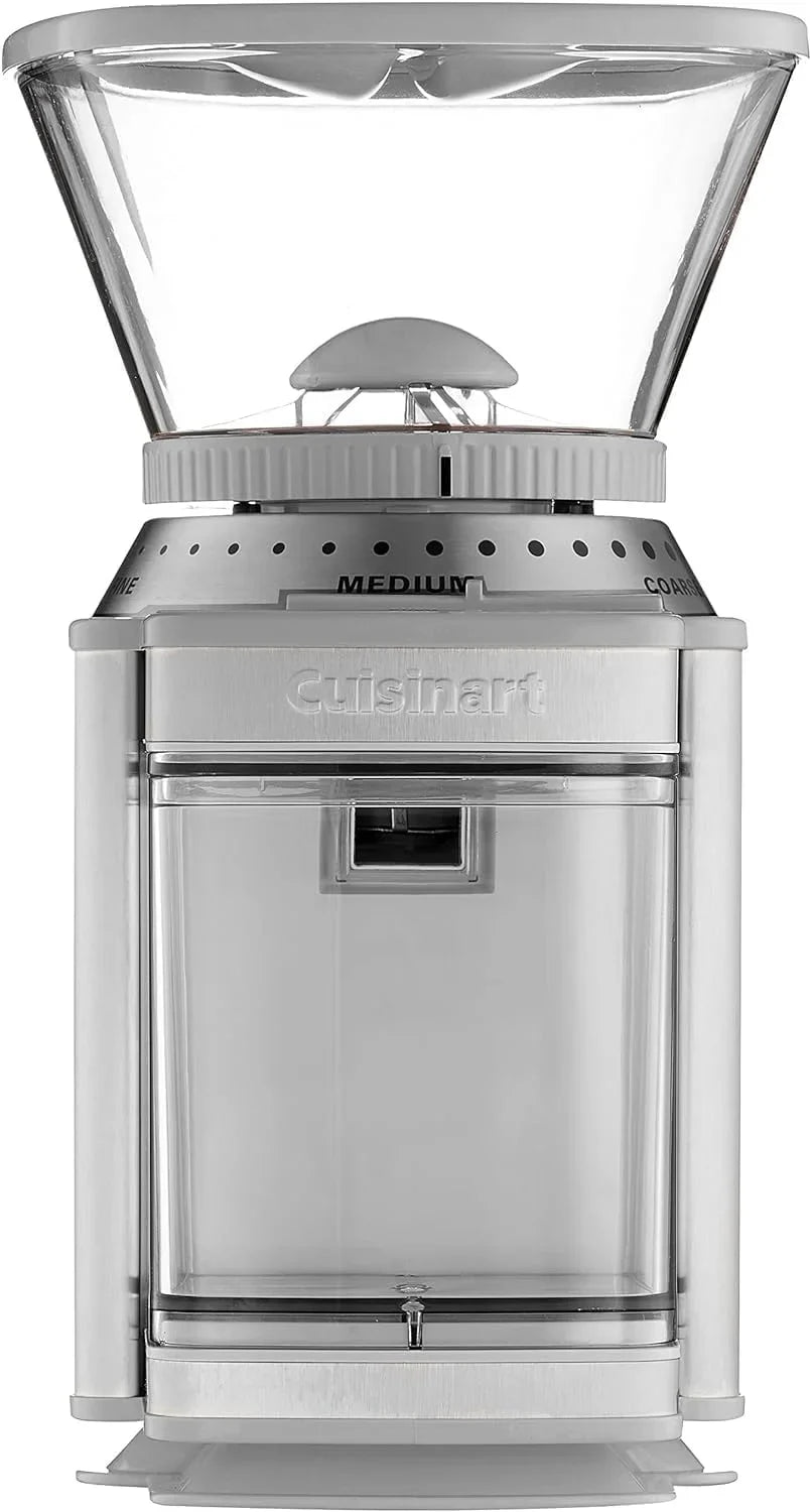 Cuisinart Coffee Grinder, Electric One-Touch Automatic Burr Coffee Grinder with 18-Position Grind Selector, Cup Size Selector for 4 – 18 Cups, Cool Gray Stainless Steel