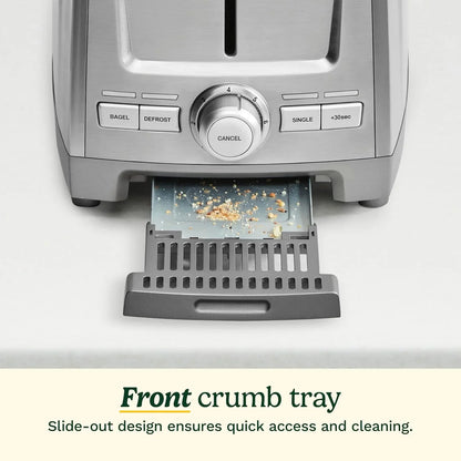 Cuisinart 2-Slice XL Slot Stainless Steel Toaster, Stainless Steel, CPT-1600