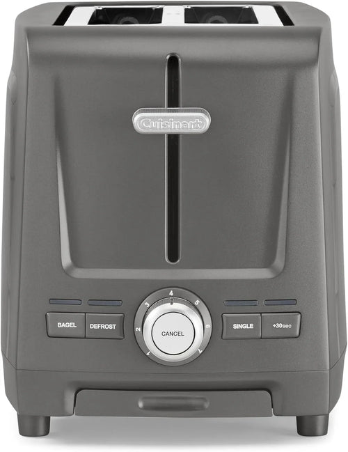 Cuisinart Core Collection 2-Slice Toaster | Extra-Long Slots for Artisan Bread | Bagel Setting |High-Lift Quickview™ | Single Slice & Defrost Functions | +30sec Toast Boost |Removable Crumb Tray