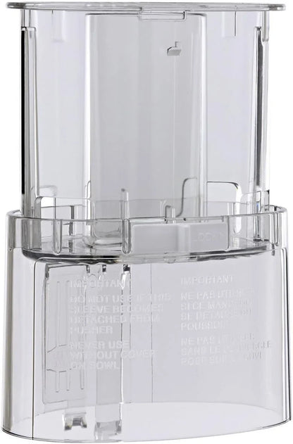 Cuisinart DLC-018BGTXT1 Replacement Large Pusher & Sleeve Assembly for Food Processors – Fits DFP-11, DLC-8S, DLC-8SY, DFP-14
