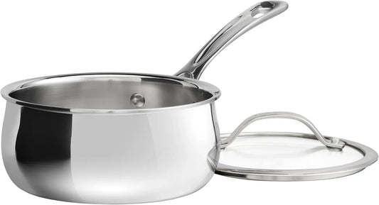 Cuisinart PureClad™ Triple-Ply 1.5 Qt. Stainless Steel Saucepan with Cover, PCT19-16