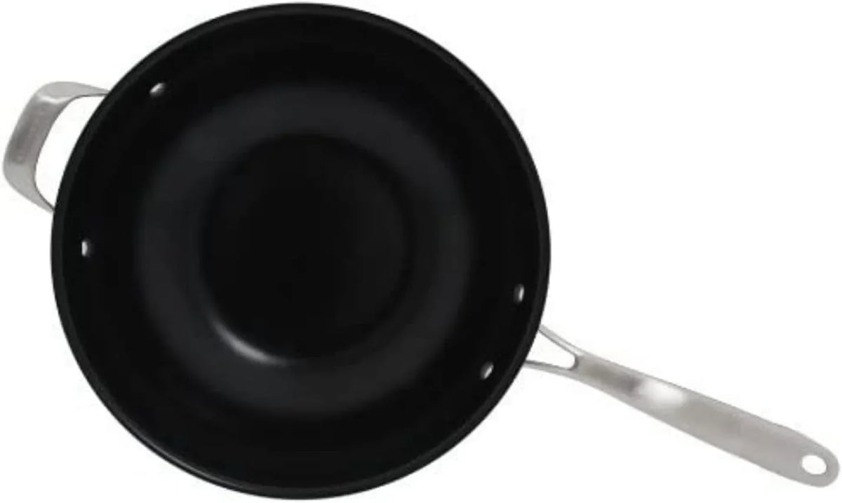 Cuisinart GG26-30H GreenGourmet Hard-Anodized Nonstick Stir-Fry Wok with Glass Cover 12-Inch