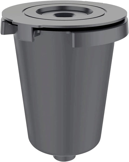 Cuisinart SS-RFC HomeBarista Reusable Filter Cup – Brew Coffee or Tea and Drop Wasteful Plastic from Single-Serve Pods with Sustainable Coffee Accessories, Gray