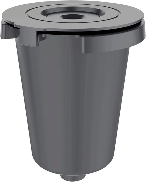 Cuisinart SS-RFC HomeBarista Reusable Filter Cup – Brew Coffee or Tea and Drop Wasteful Plastic from Single-Serve Pods with Sustainable Coffee Accessories, Gray