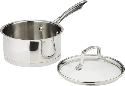 Cuisinart Professional Stainless Saucepan with Cover, 1.5-Quart, Stainless Steel,8919-16