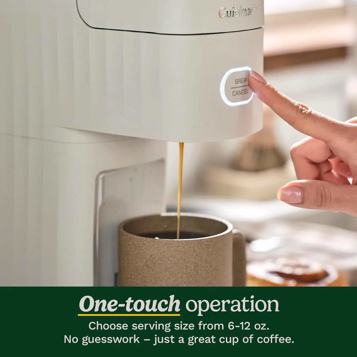Cuisinart Soho™ Single-Serve Coffeemaker, Truffle, SS-7TR