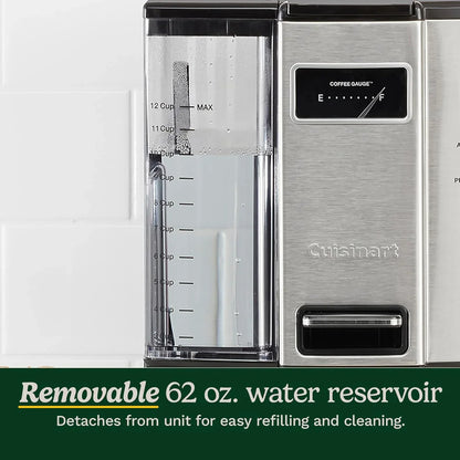 Cuisinart Drip Coffee Maker, Programmable & Self-Cleaning, 12-cup Capacity