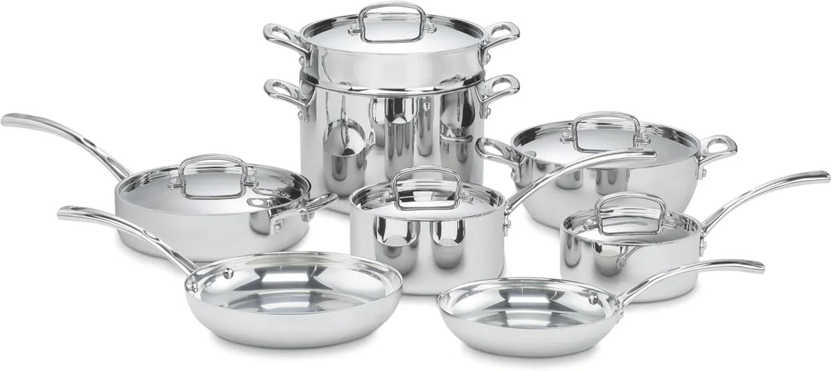 Cuisinart FCT-13 French Classic Tri-Ply Stainless 13-Piece Cookware Set