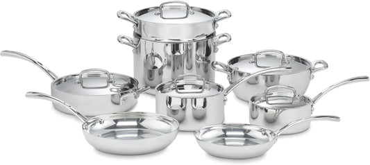 Cuisinart FCT-13 French Classic Tri-Ply Stainless 13-Piece Cookware Set