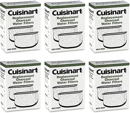 Cuisinart DCC-RWF-6PK (12 Filters) Charcoal Water Filters in Cuisinart DCC-RWF Retail Box