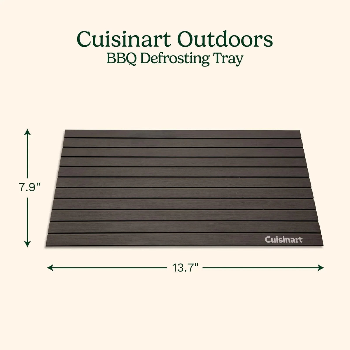 Cuisinart Defrosting Tray for Frozen Meat, Advanced Conductive Aluminum