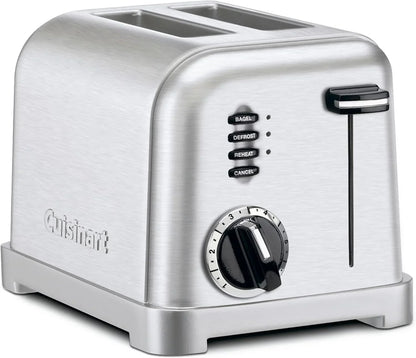 Cuisinart 2-Slice Toaster, 1.5" Wide Slots, Stainless Steel