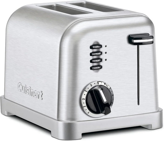 Cuisinart 2-Slice Toaster, 1.5" Wide Slots, Stainless Steel