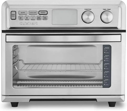 Cuisinart Air Fryer Toaster Oven with Extra-Large Capacity, 1800W Stainless Steel Oven with Digital Display, Bake, Broil, Roast & Air Fry Options, Adjustable Temperature, TOA-95NAS