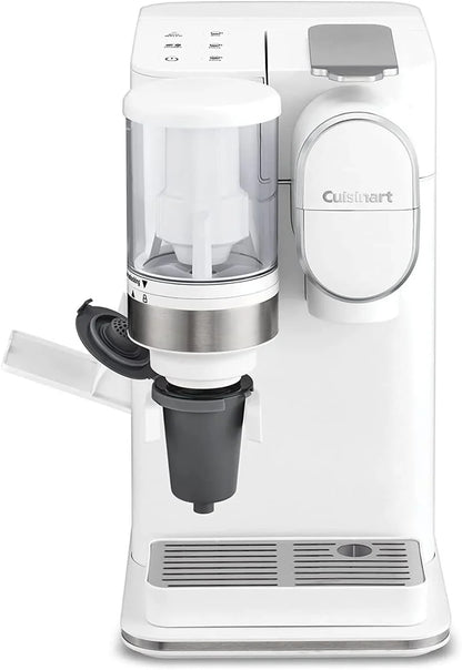 Cuisinart Single-Serve Coffee Maker + Coffee Grinder with 8 oz., 10 oz., and 12 oz. Serving Size, Compatible with Single-Cup Pods, 48-Ounce Removable Reservoir, Stainless Steel, DGB-2W