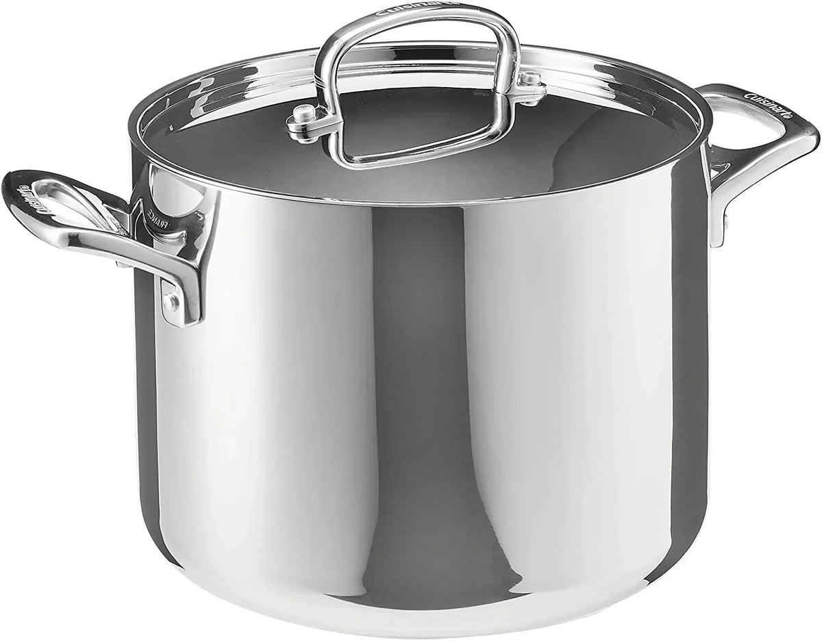 Cuisinart FCT66-22 French Classic Tri-Ply Stainless 6-Quart Stockpot with Cover