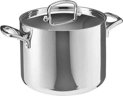 Cuisinart FCT66-22 French Classic Tri-Ply Stainless 6-Quart Stockpot with Cover
