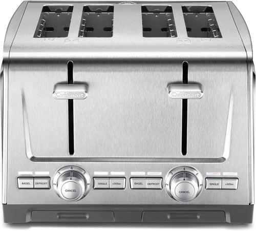 Cuisinart 4-Slice XL Slot Toaster, 7 Shade, High-Lift, Stainless Steel
